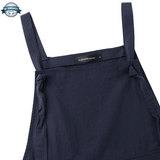 Royal Blue Dungaree Dress with Suspenders
