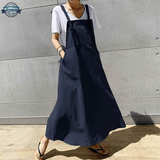 Royal Blue Dungaree Dress