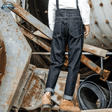 Stylish Dungarees with Blue Suspenders