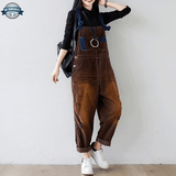 Tan Denim Dungarees