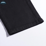 Thin Black Denim Overalls