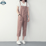 Townsen Velvet Salmon  Dungarees