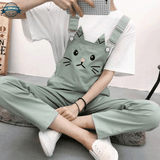Vintage Bib Overalls Womens Green