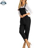 Vintage Black Dungarees Womens
