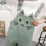 Vintage Dungarees Womens Khaki