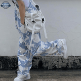 Wide Leg Painters Dungarees