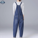 Women Blue Denim Overalls