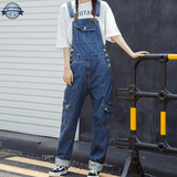 Womens Bib Dungarees Wide Leg