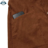 Womens Brown Dungarees with Pockets