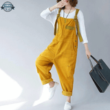 Yellow Denim Overalls