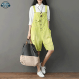 Yellow Short Dungarees