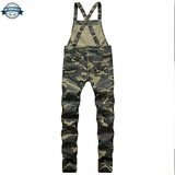 Army Style Dungarees with Suspenders