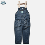 Blue Baggy Overalls
