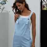 Blue Short Dungaree for Womens