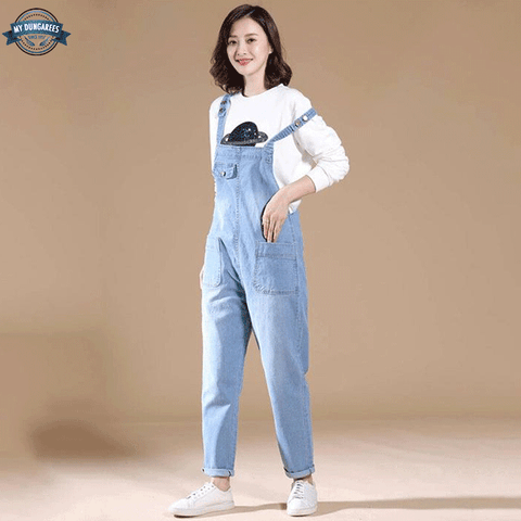 Light Blue Jeans Dungarees