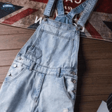Men Style Dungarees with Buttons