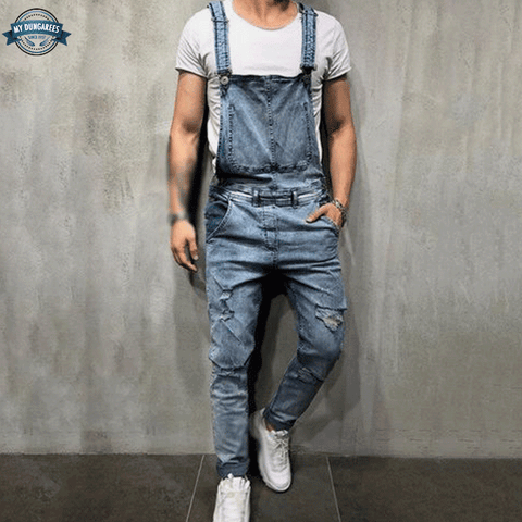 Mens Blue Dungarees