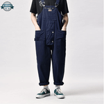 Mens Navy Blue Dungarees