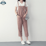 Townsen Velvet Dungarees with Pockets