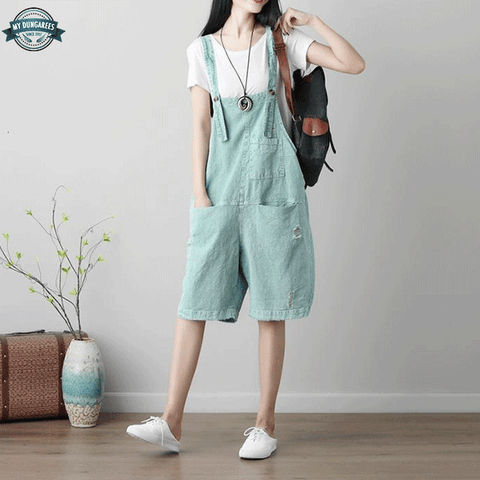 Turquoise Dungarees