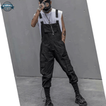 Urban Outfitters Black Bib Overalls