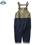 Vintage Two Tone Fishermans Dungarees
