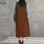 Womens Brown Overalls