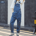 Womens Dungarees Wide Leg